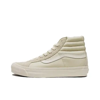 Sk8 Vans Hi Lx Suede Canvas 'Pearl Marshmallow'
