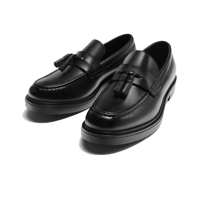 ZARA Loafers Men Black-1