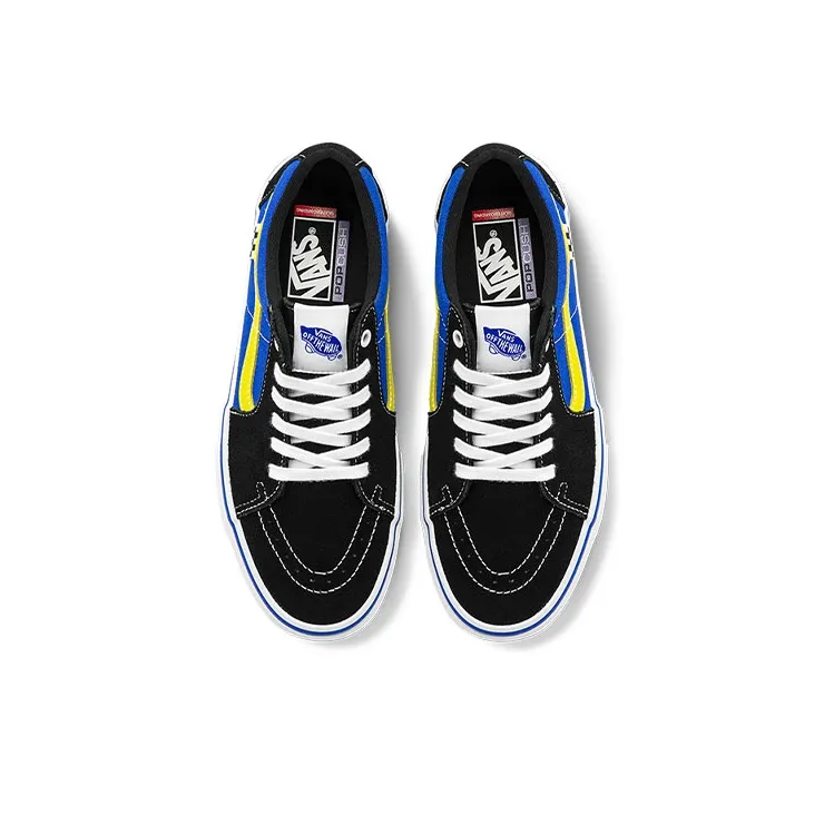 Vans Unisex SK8 Low Sneakers Black/Blue-3