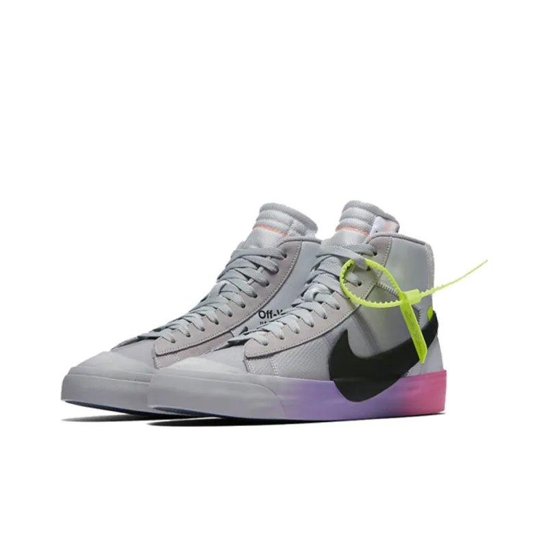 Nike Blazer Mid Off White Wolf Grey Serena Queen-2