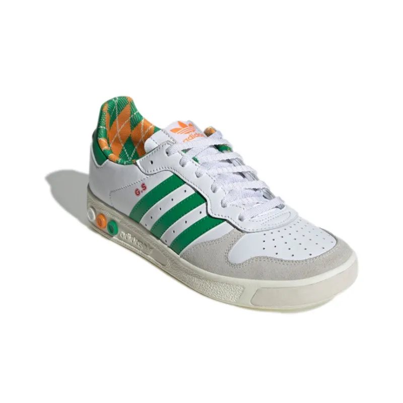 Adidas Grand Slam White Green Gold-2