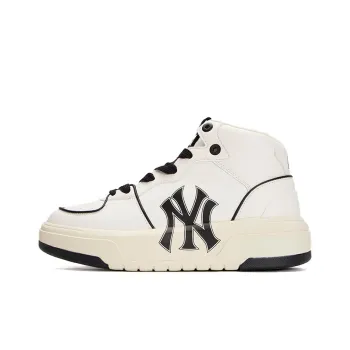MLB Chunky Liner High New York Yankees High Top Skateboard Shoes Unisex White