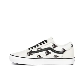 Old Skool Sixty Sixers X ComfyCush Vans 'Skull Print White'