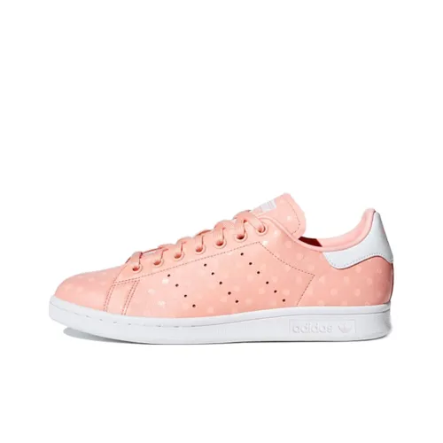 Adidas Originals Stan Smith Skateboard Shoes Women's Low-Top Coral Pink