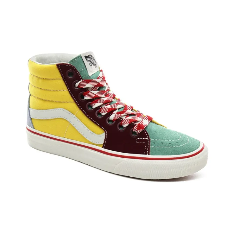 Sk8 Vans Hi Frayed Laces 'Creme De Menthe'-2