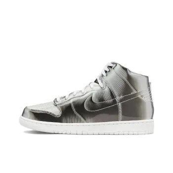 Nike Dunk High Clot Metallic Silver With Card