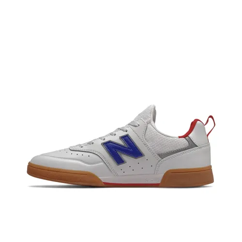 New Balance NB 288 Slip-Resistant Low-Top Skateboard kids shoes Men's White Blue D-Width