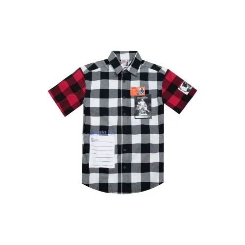 Reshake Shirts Unisex Black/White Plaid