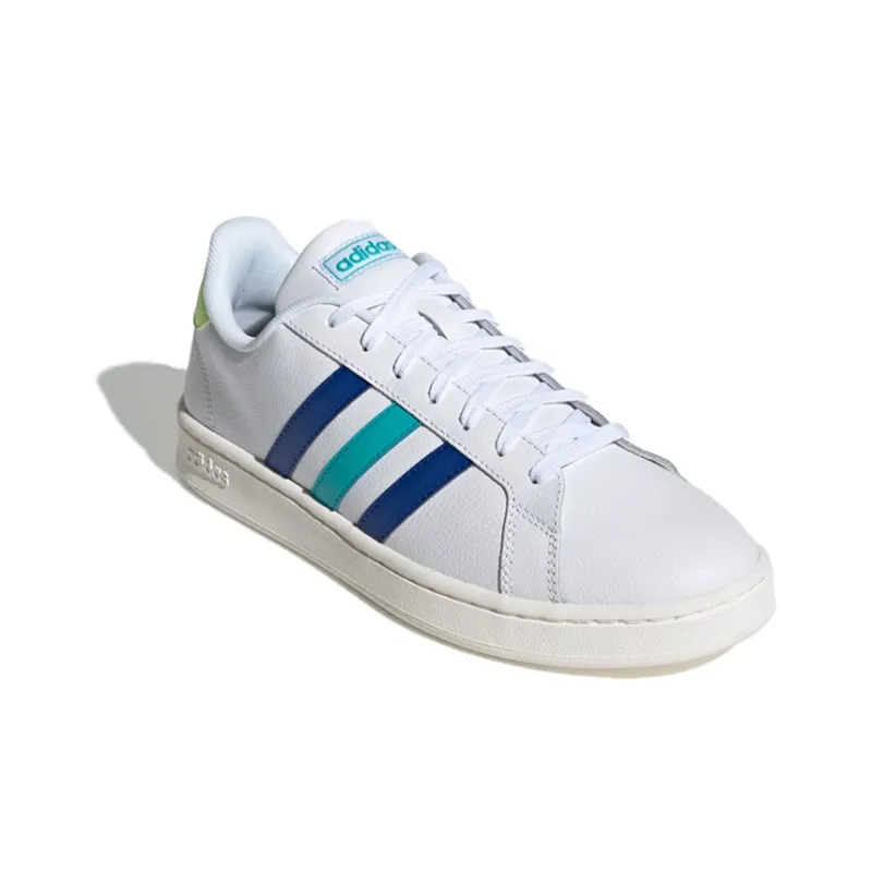Adidas Neo Grand Court 'White Green Blue'-2
