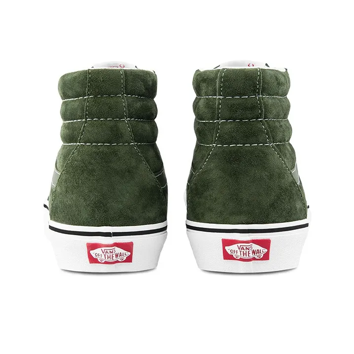 Vans SK8 Hi Pig Suede‑Olive-4