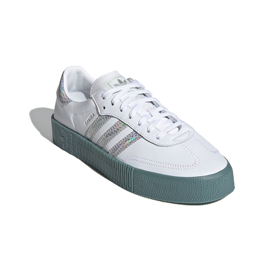 Adidas originals Sambarose Cloud White Hazy Emerald POIZON