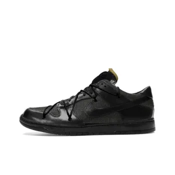 OFF WHITE x Nike Dunk Anti Slip Wear Resistant Low Top Skateboard Shoes Men's Black