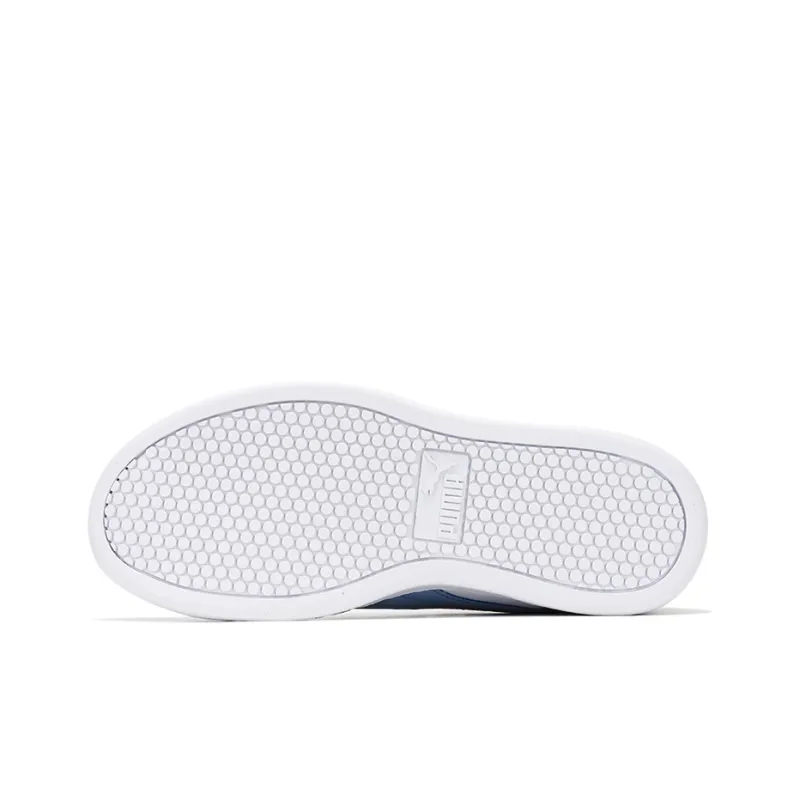 PUMA Unisex Match Star Low Top Sneakers White/Blue-4