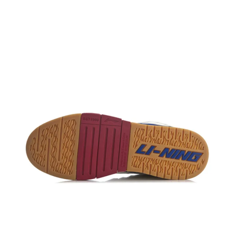 XLARGE x LiNing Wave Pro Low Top Skateboard Shoes Men's Snow-3