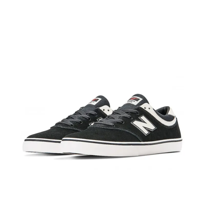 New Balance NB Quincy 254 Durable Lightweight And Breathable Low-Top Skateboard Shoes Men's Black White-2
