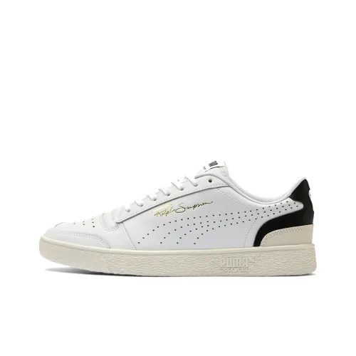 PUMA Ralph Sampson Skateboard Shoes Unisex Low-Top White/Black/Brown