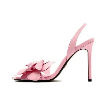 ZARA One-Strap Sandals 10cm Women's Pink
