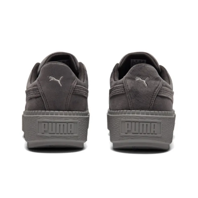 PUMA Platform Trace V Gray Women's-3