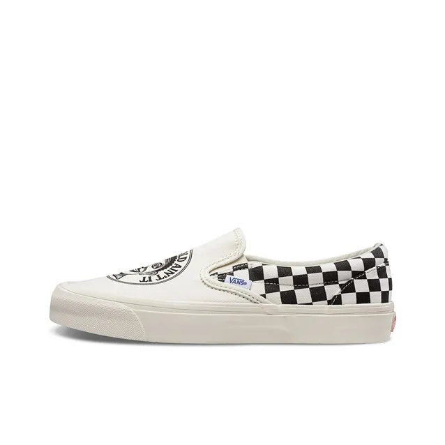 Vans John Van Hammersveld X Og Classic Slip On Lx 'Checker Marshmallow Black'-0