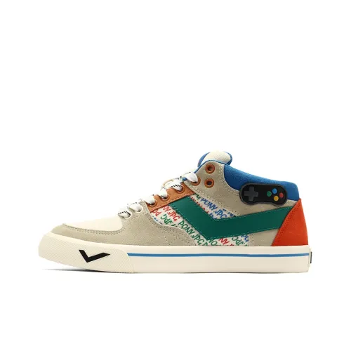 PONY Atop Anti Slip Wear Resistant Low Top Skateboard Shoes Women's Ecru