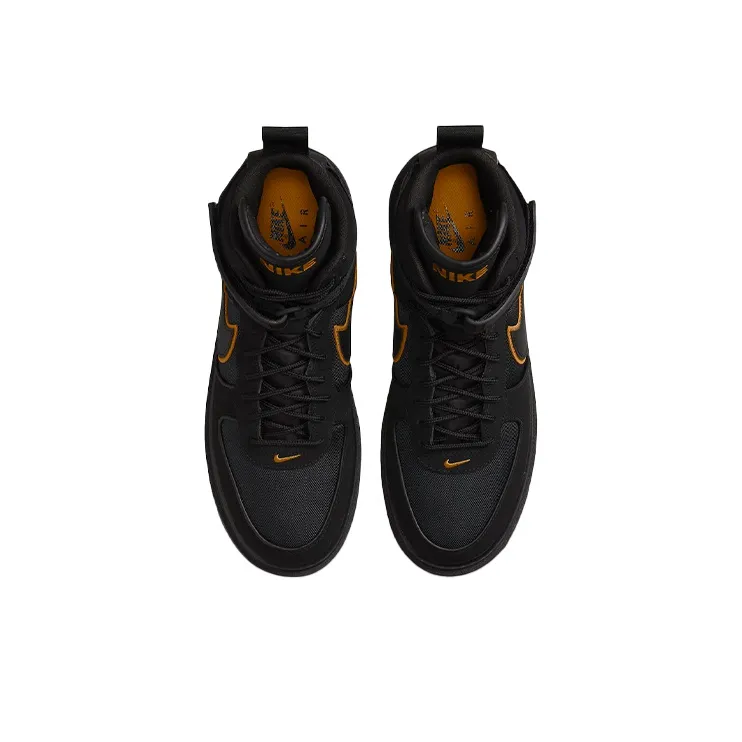 Nike Air Force 1 Boot Cordura Black Gold-3