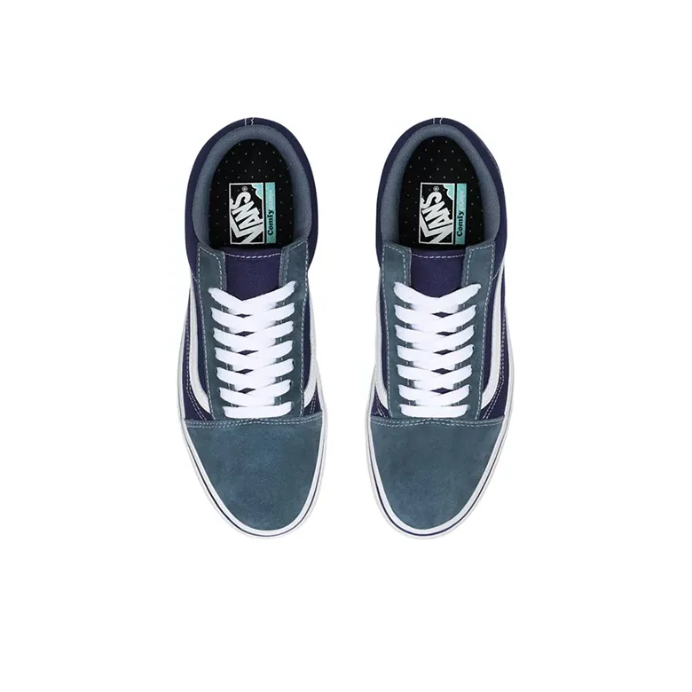 Vans Suede And Textile Comfycush Old Skool Blue-3