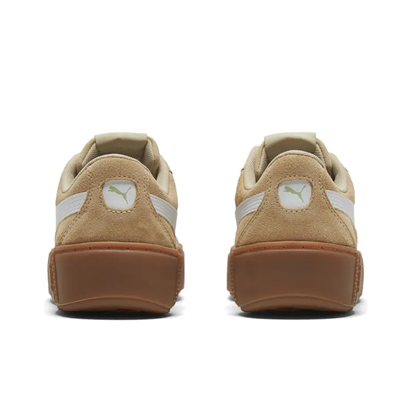 PUMA Smash Platform V2 Suede 'Pale Khaki' Women's-4