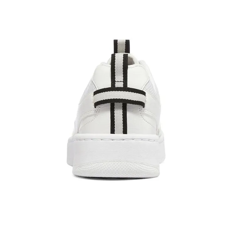 Skechers Sport Court 92 Anti Slip Wear Resistant Low Top Casual Skateboard Shoes Men's White-3