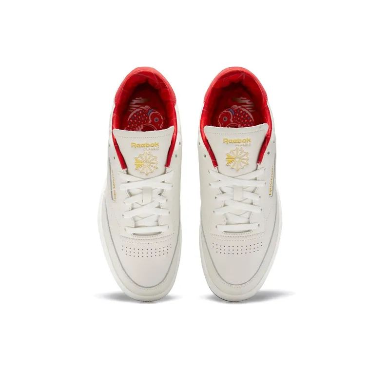 Reebok Club C 85 Sneakers White/Red/Yellow-4