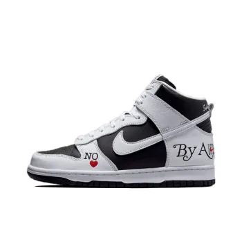 Nike Sb Dunk High Supreme By Any Means Black