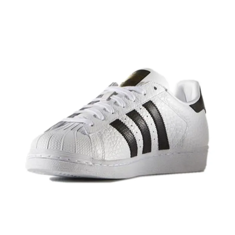 Adidas Originals Superstar Lightweight Cozy Skate Shoes White Black Unisex 'Black White'-2