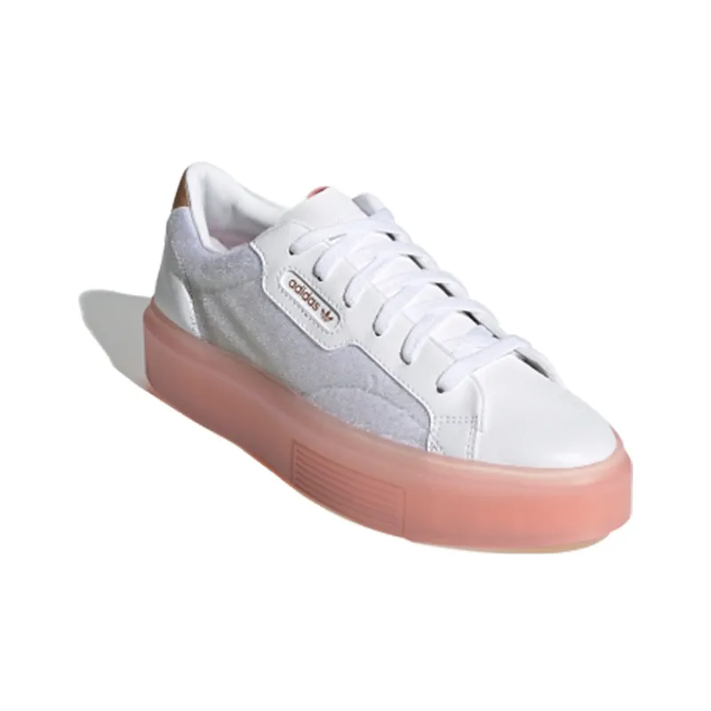 Sleek Women's Adidas Originals Super 'White Glow Pink' Women's-2