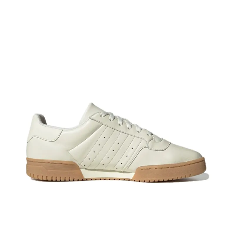 Adidas Originals Yeezy Powerphase Wear-Resistant Low-Top Skateboard Shoes Women's Ecru-1