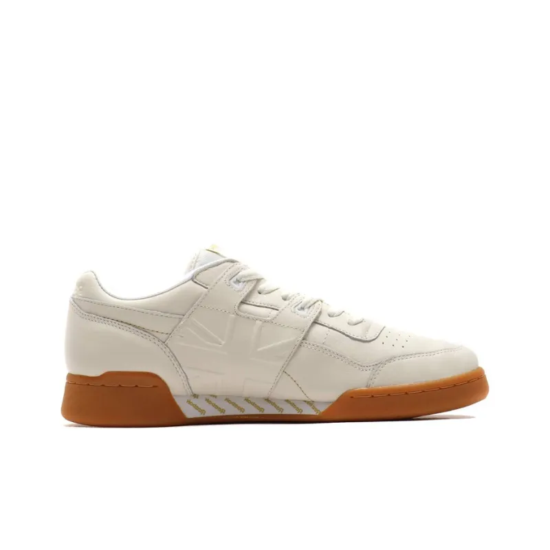 Reebok Workout Skateboard Shoes Men Low Top Oats Brown-1