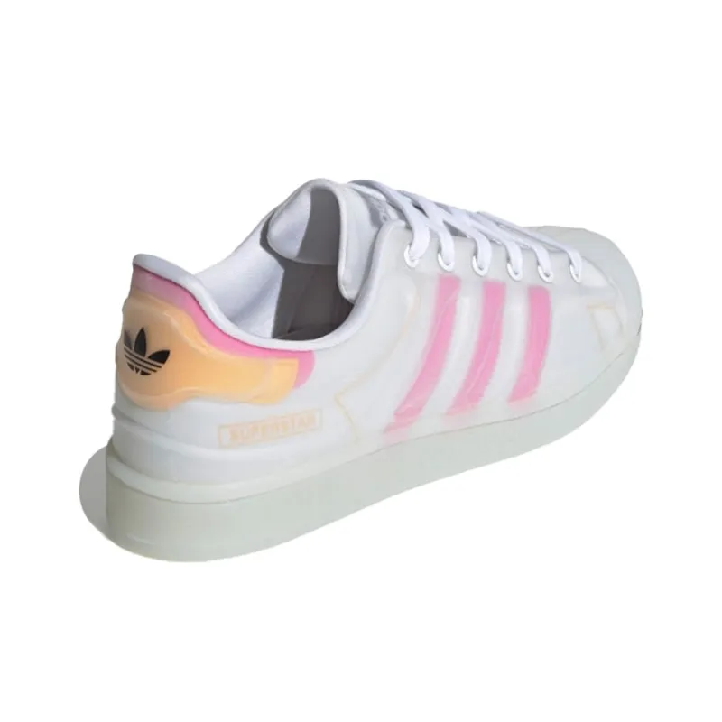 Adidas Originals Superstar Futureshell 'White Orange Pink' Women's-3