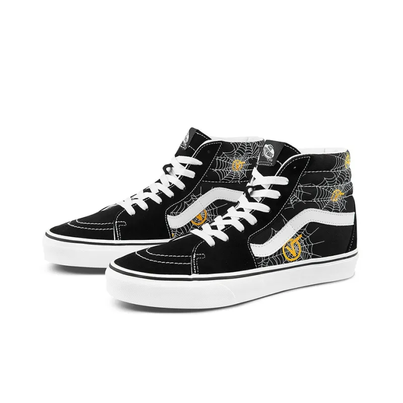 Vans SK8 Hi Black/White/Yellow-1