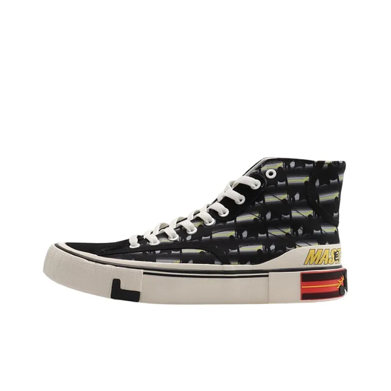 LINING Superwave Canvas Hi 'Black'-0