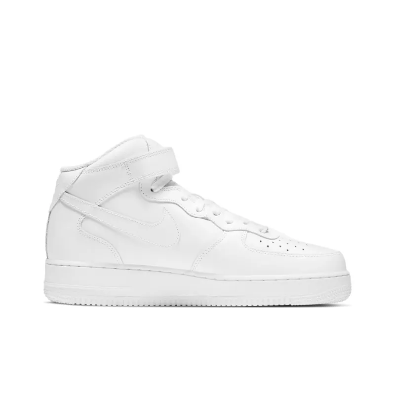 Nike Air Force 1 Mid '07 Triple White-1