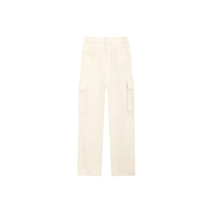Garbege Cargo Pants Women's White-1