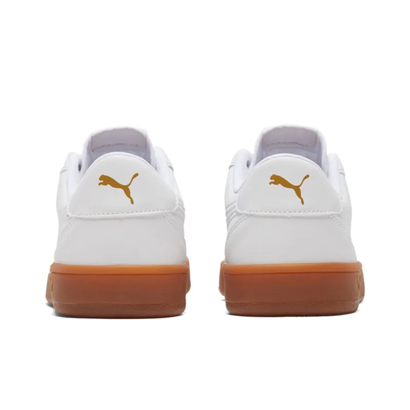 PUMA Court Breaker L Mono 'White Brown'-3