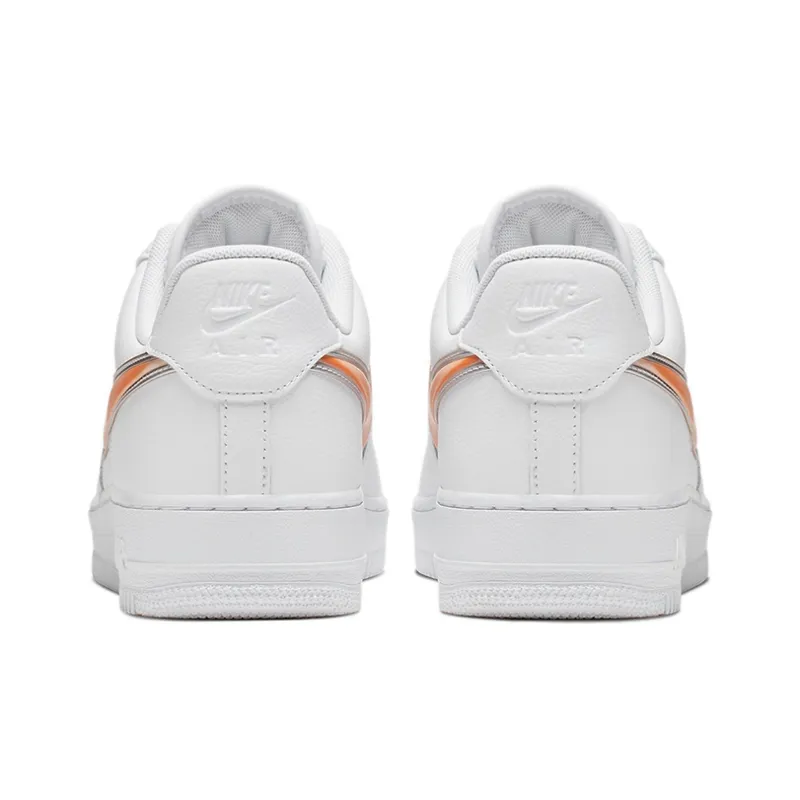 Nike Air Force 1 Low Oversized Swoosh White Orange Peel-3