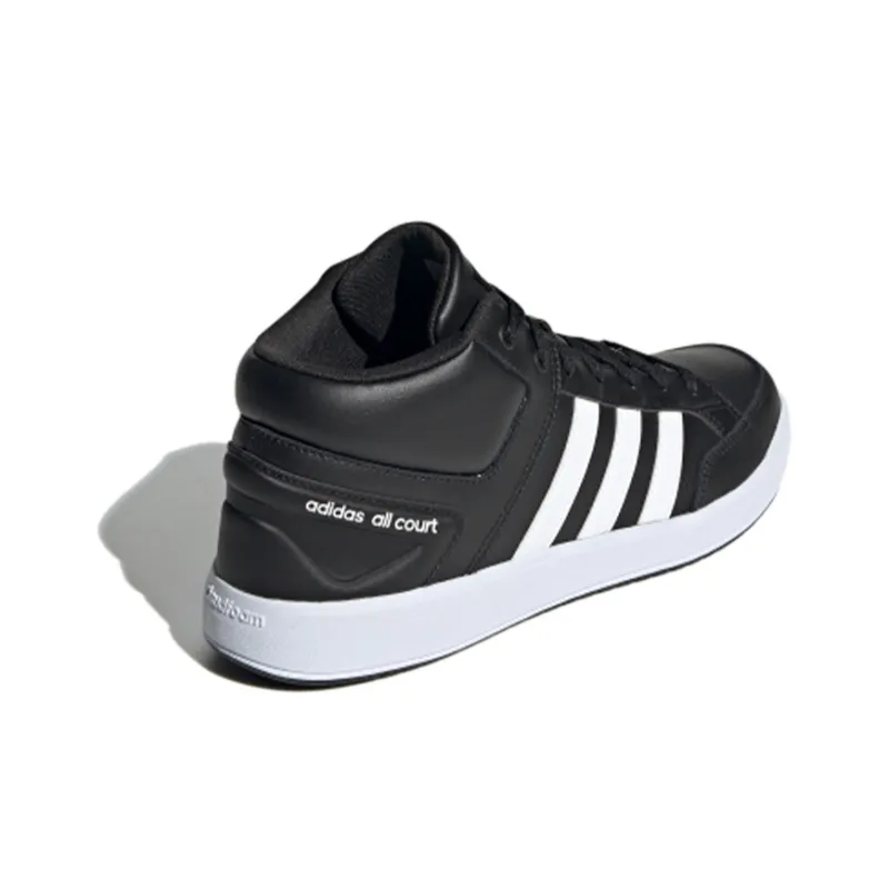 Adidas Neo All Court Mid Shoes Black/White-3