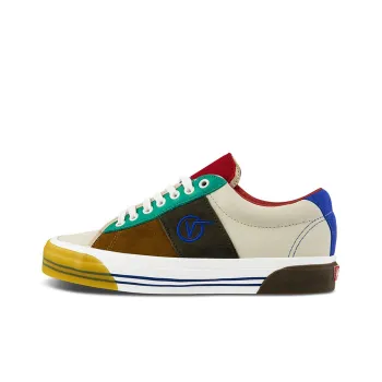 Vans Og Sid Lx Retro Casual Skateboarding Shoes Unisex Multi Color Splicing