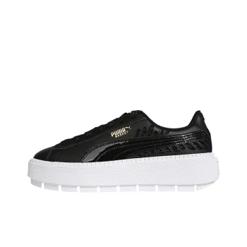 PUMA Platform Trace Metallic C Board Shoes Black Women's