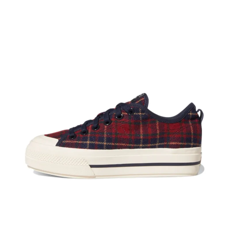 Adidas Nizza Rf Platform Low Plaid Women's-0