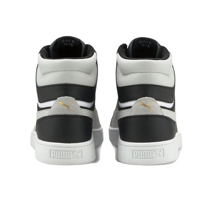 PUMA Shuffle Mid 'Black White'-3