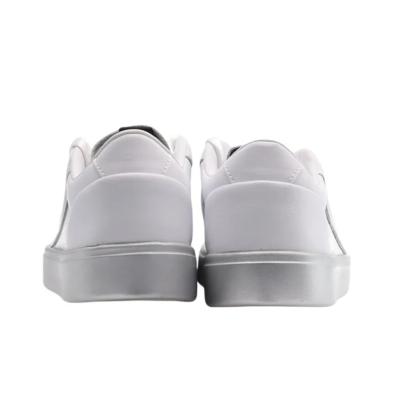Adidas Sleek White Silver Metallic Women's-4