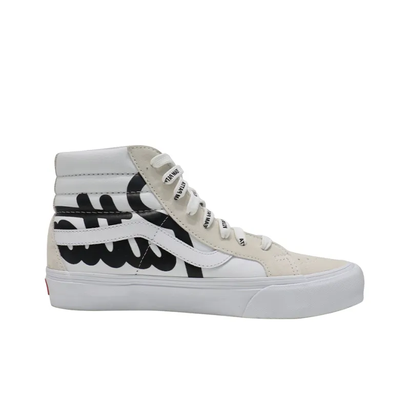 Vans Ua Sk8 Hi Reissue Vlt Lx Patta Mean Eyed Cat White-1