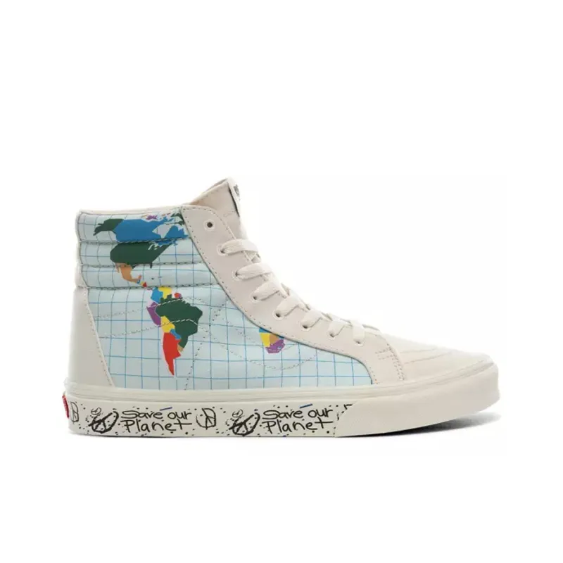 Sk8 Save Our Planet X Vans Hi Reissue 'White Multi'-1