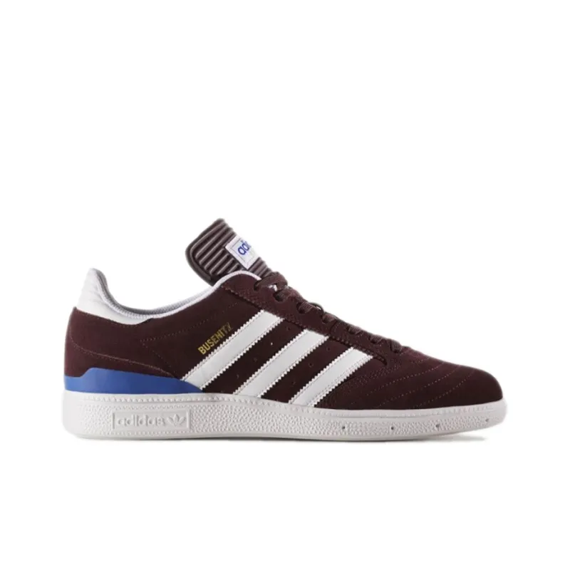 Adidas Originals Busenitz Pro Breathable Lightweight Low-Top Skateboard Shoes Men's Dark Coffee-1